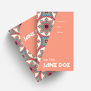 Templat editor kad perniagaan - Reka Bentuk Percuma 